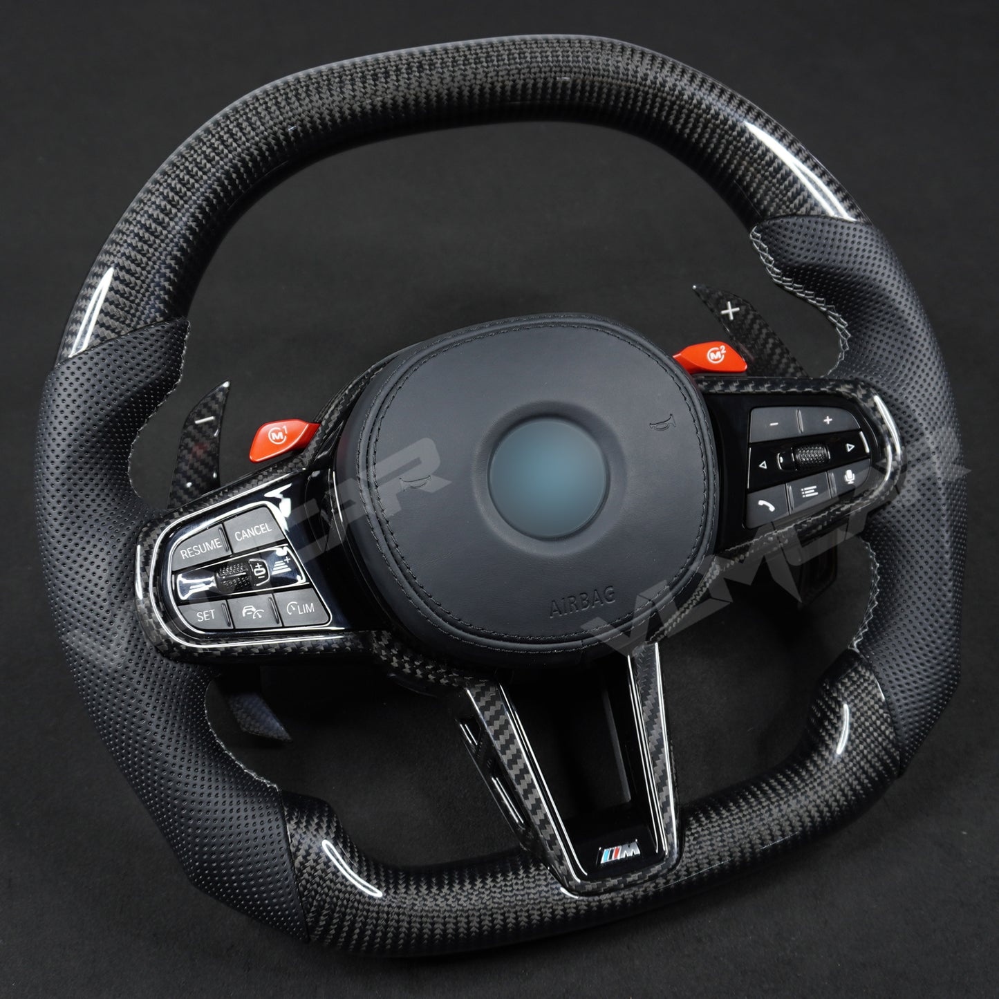 Private custom carbon fiber steering wheel for BMW CS 2025 M4 New Version LCI G80 G20 G28 G30 G38 G32 G11 G12 G01 G02 G05