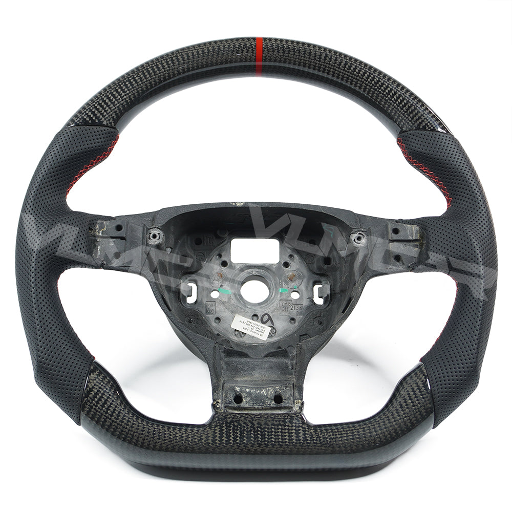 Private custom glossy carbon Fiber steering wheel For Volkswagen Golf 5/ MK5/ GTI