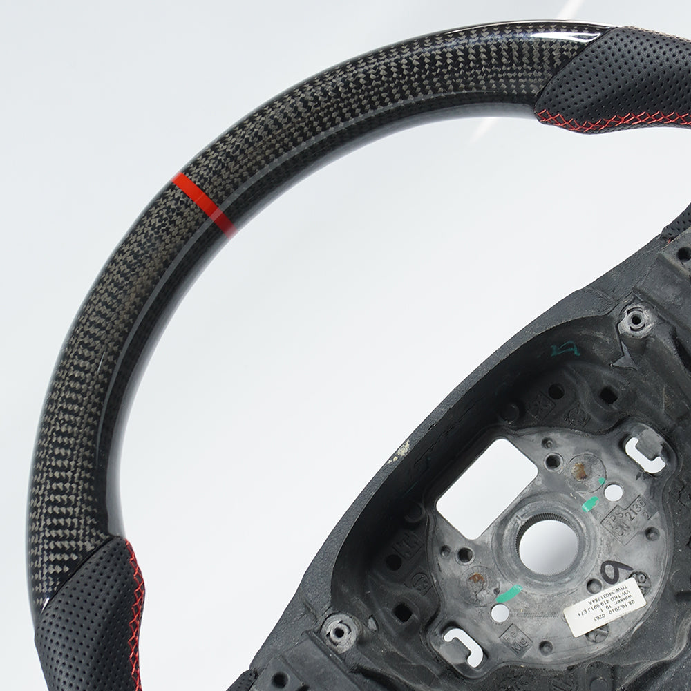 Private custom glossy carbon Fiber steering wheel For Volkswagen Golf 5/ MK5/ GTI