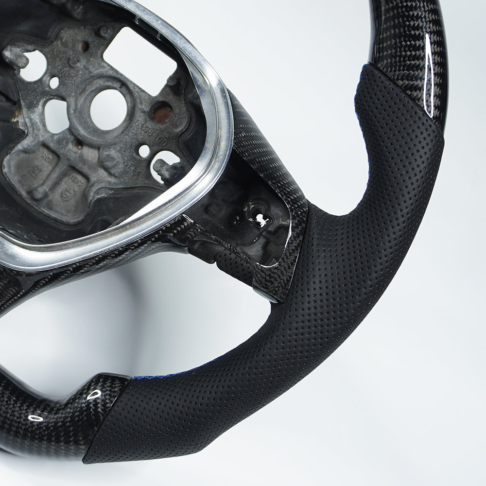 Private custom glossy carbon Fiber steering wheel For Volkswagen Golf normal/Regular MK7/MK7.5 Manual/dsg