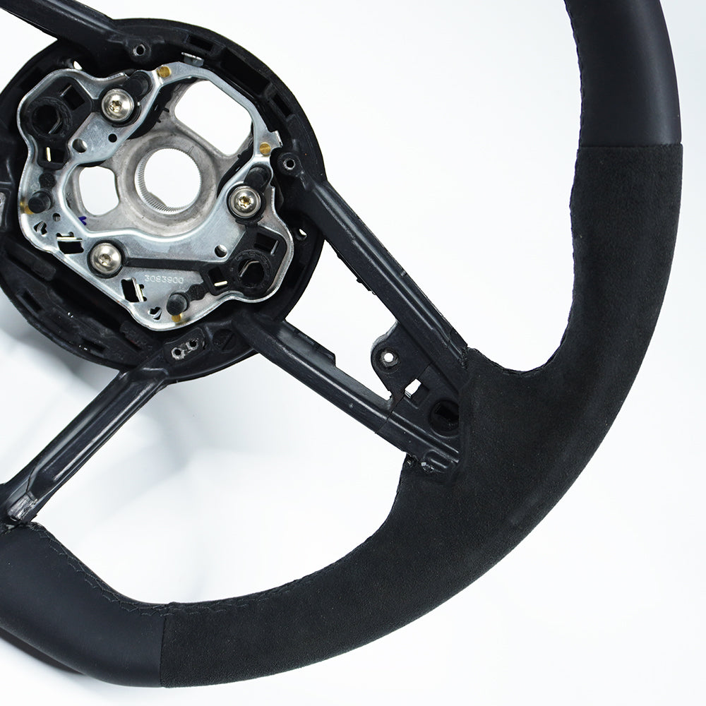 Private custom smooth leather&Alcantara/suede steering wheel for audi A3/S3/8P/TT/R8 new
