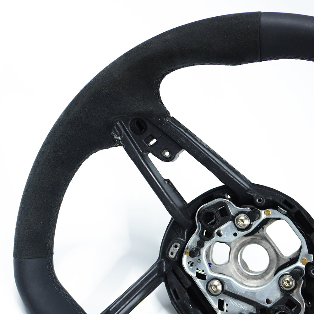 Private custom smooth leather&Alcantara/suede steering wheel for audi A3/S3/8P/TT/R8 new