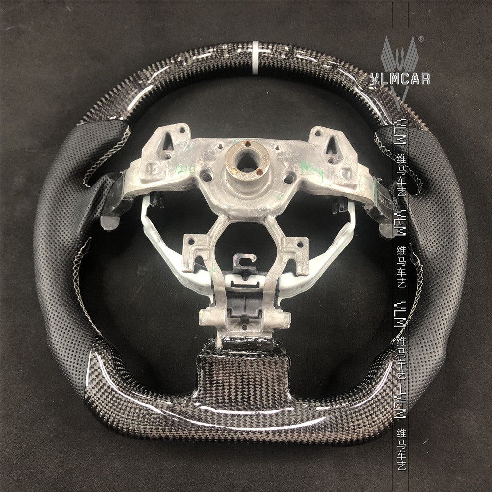 Private custom carbon fiber steering wheel for Infiniti G37/G25 without trim