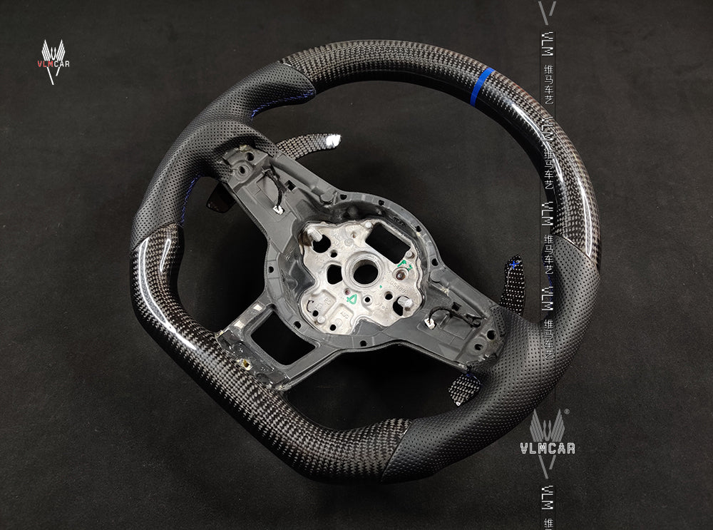 Private custom VW Golf carbon fiber steering wheel/trims for MK7/MK7.5 GTI/R