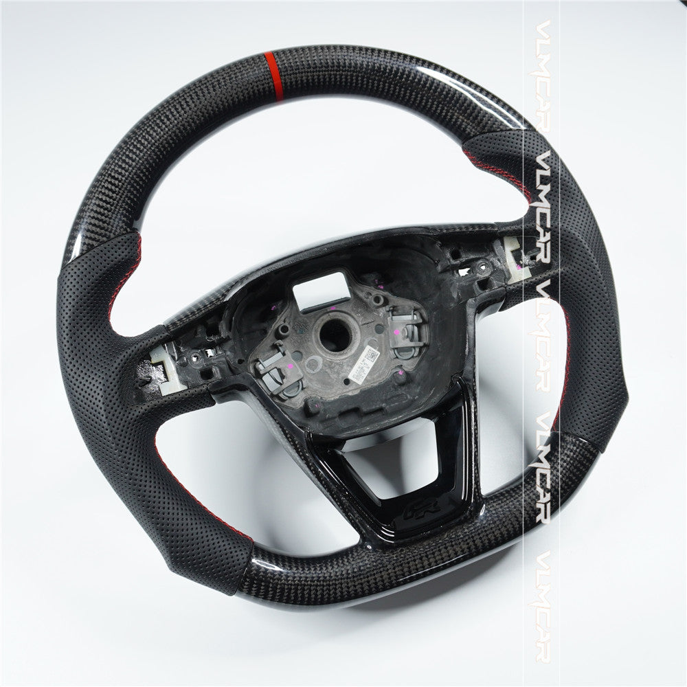 Custom carbon fiber steering wheel For Seat/ LEON /R ST / CUPRA/with paddles