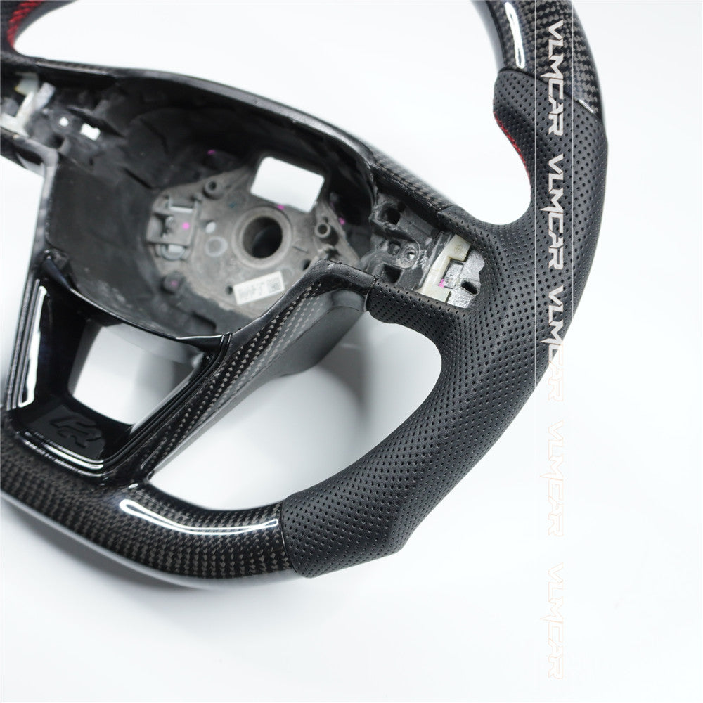 Custom carbon fiber steering wheel For Seat/ LEON /R ST / CUPRA/with paddles