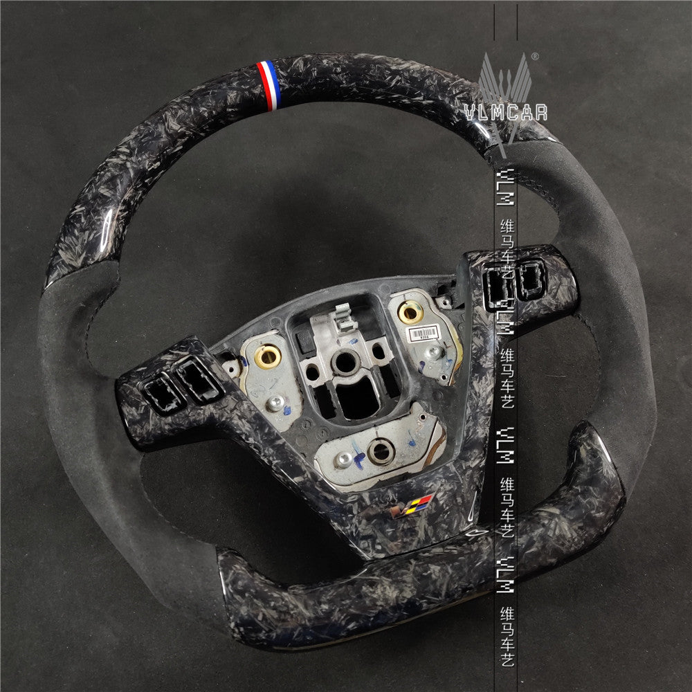 Private custom Forged carbon Fiber with alcantara steering wheel For CTS V1 2004-2008