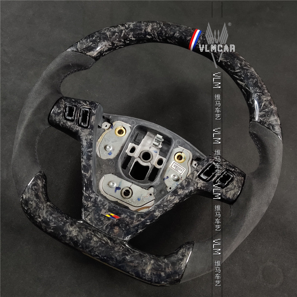 Private custom Forged carbon Fiber with alcantara steering wheel For CTS V1 2004-2008