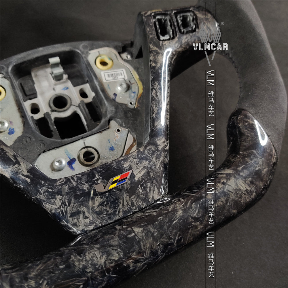 Private custom Forged carbon Fiber with alcantara steering wheel For CTS V1 2004-2008
