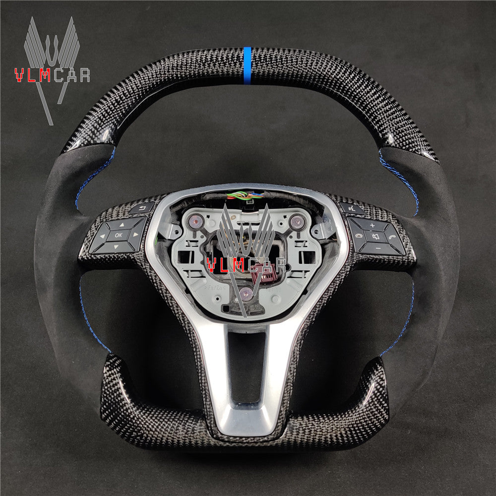 Private custom carbon fiber steering wheel for Mercedes Benz C-class W204 /AMG E-class W212