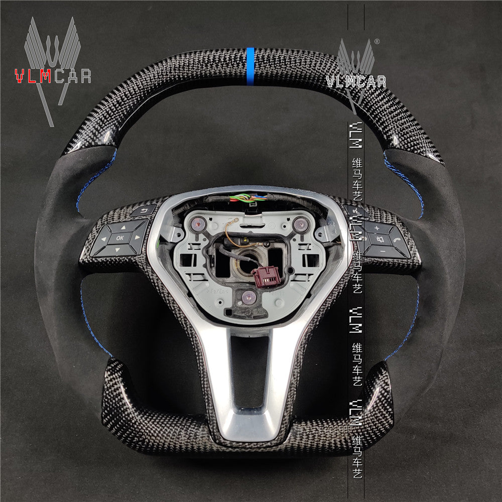 Private custom carbon fiber steering wheel for Mercedes Benz C-class W204 /AMG E-class W212