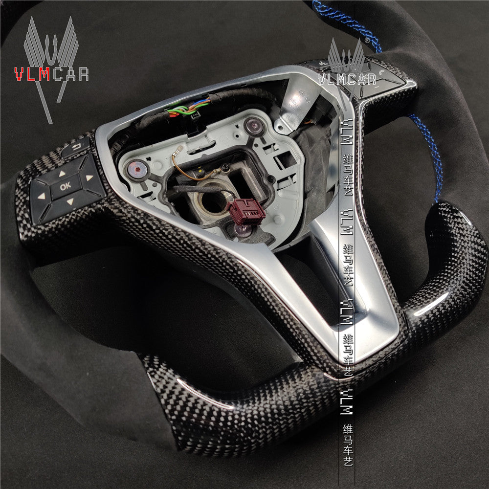 Private custom carbon fiber steering wheel for Mercedes Benz C-class W204 /AMG E-class W212