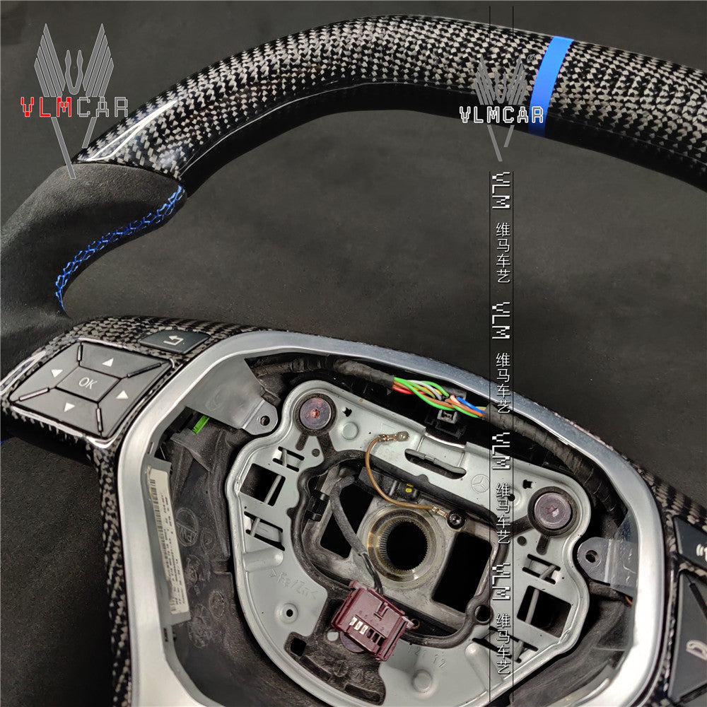 Private custom carbon fiber steering wheel for Mercedes Benz C-class W204 /AMG E-class W212