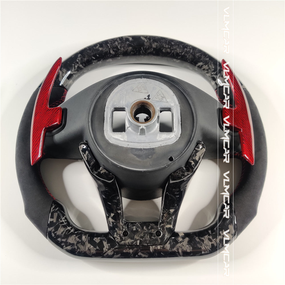 Private custom forged carbon fiber steering wheel for Benz C-class /CLA/GLA/W205 /W117/W176 / With shift LED display