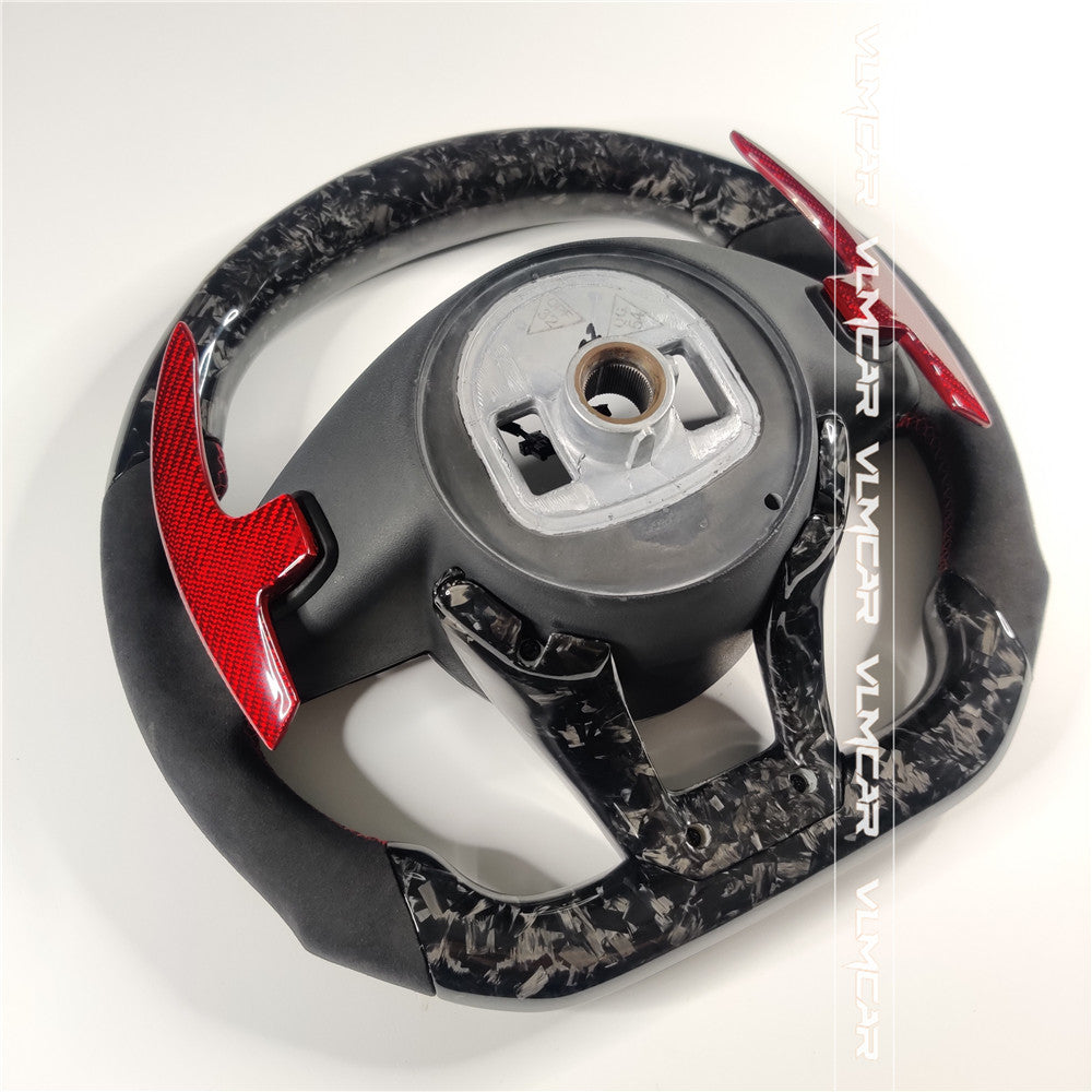 Private custom forged carbon fiber steering wheel for Benz C-class /CLA/GLA/W205 /W117/W176 / With shift LED display