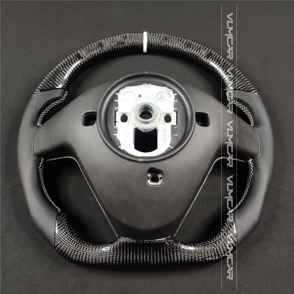 VLM Carbon Fiber steering wheel with smooth leather For Cadillac CTS V1 2004-2008
