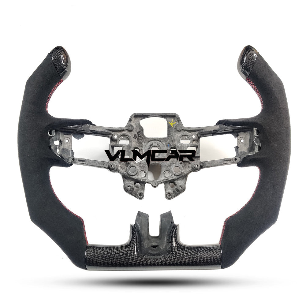 Private custom F1 style carbon fiber steering wheel For Ford Mustang