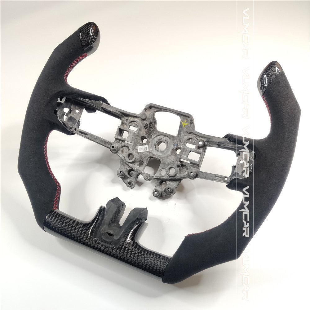Private custom F1 style carbon fiber steering wheel For Ford Mustang
