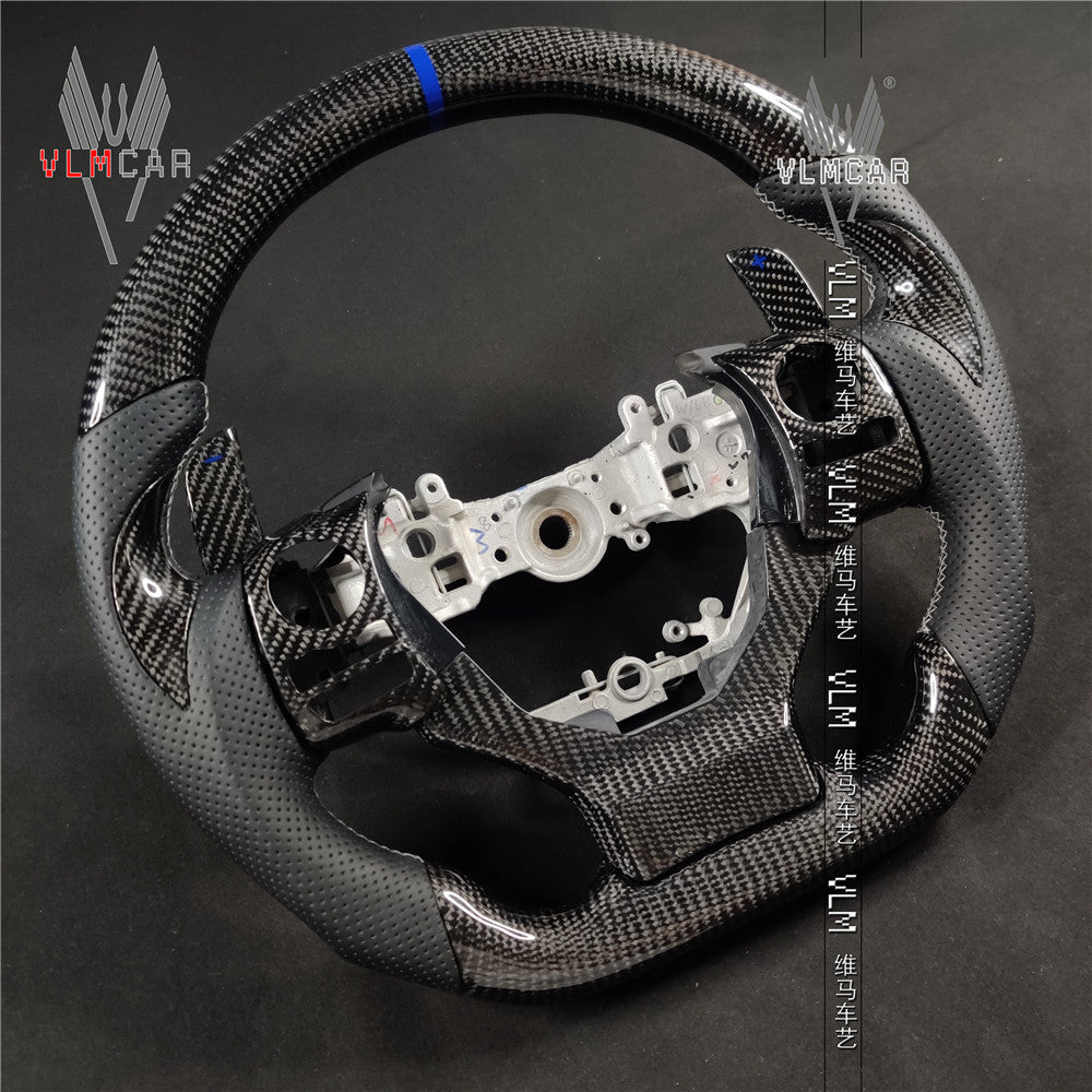 Private custom carbon Fiber steering wheel For Lexus IS/ISF/ES/RX/RC/RCF