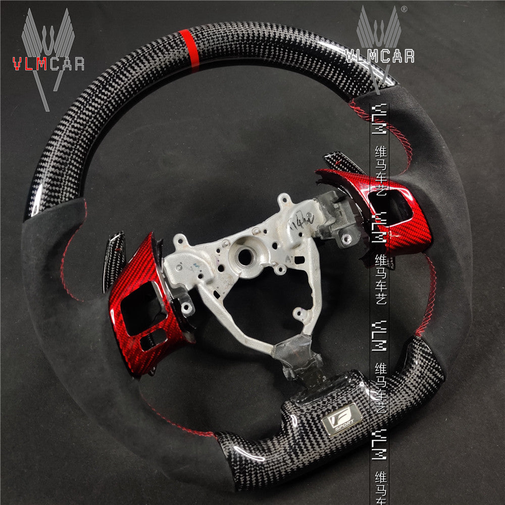 Private custom carbon Fiber steering wheel For Lexus IS/ISF/ES/RX/RC/RCF