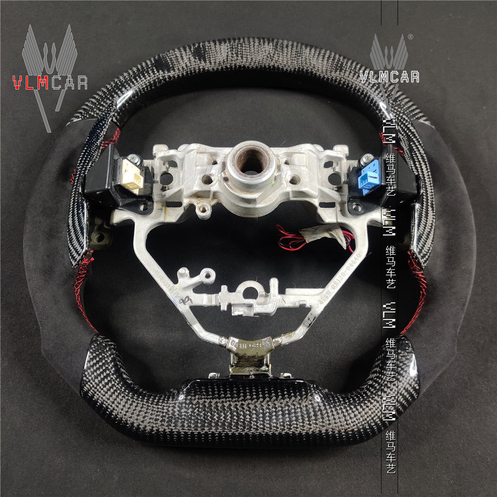 Private custom carbon Fiber steering wheel For Lexus IS/ISF/ES/RX/RC/RCF/with led display