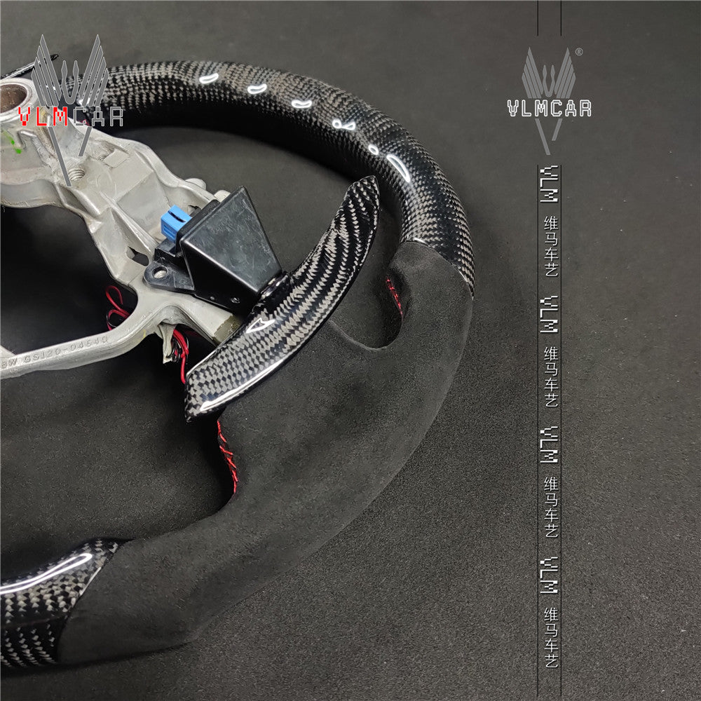 Private custom carbon Fiber steering wheel For Lexus IS/ISF/ES/RX/RC/RCF/with led display