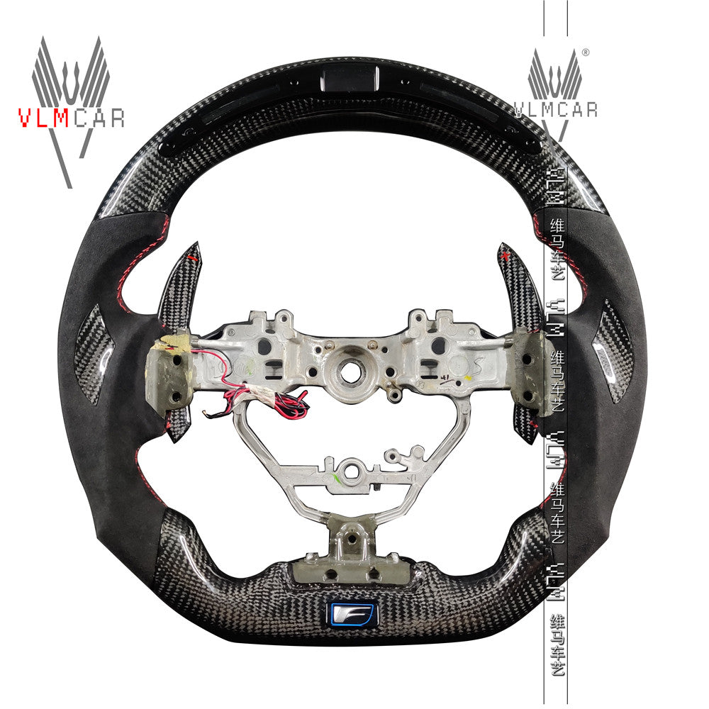 Private custom carbon Fiber steering wheel For Lexus IS/ISF/ES/RX/RC/RCF/with led display
