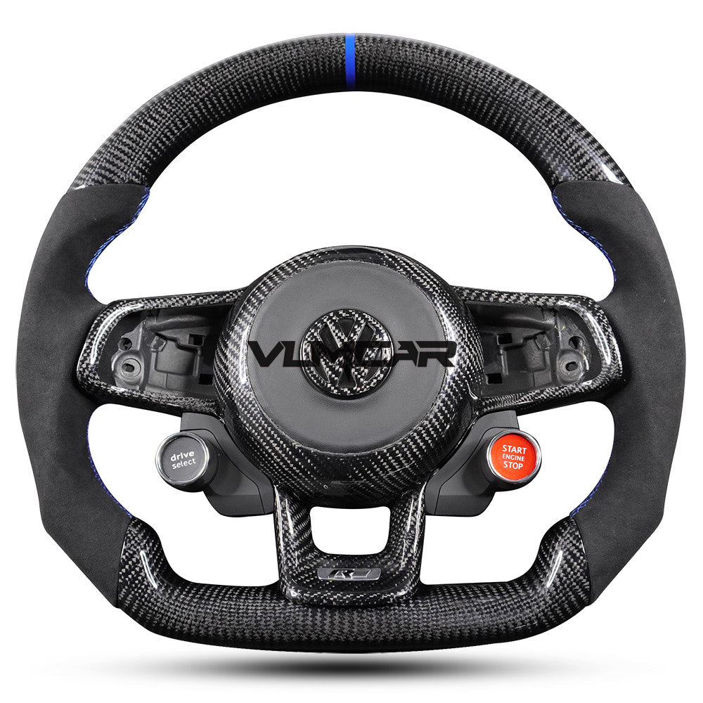 Private custom carbon Fiber steering wheel with suede for Volkswagen G –  VLM Auto Parts