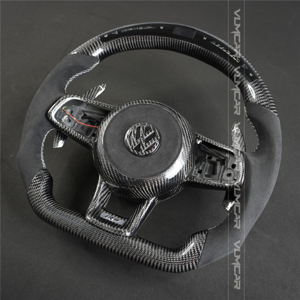 Carbon Fiber Steering wheel for Volkswagen Golf MK7 R - GTI – Imma