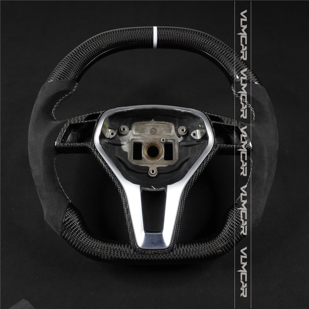 Private custom carbon fiber steering wheel for Mercedes Benz C-class W204 /AMG E-class W212