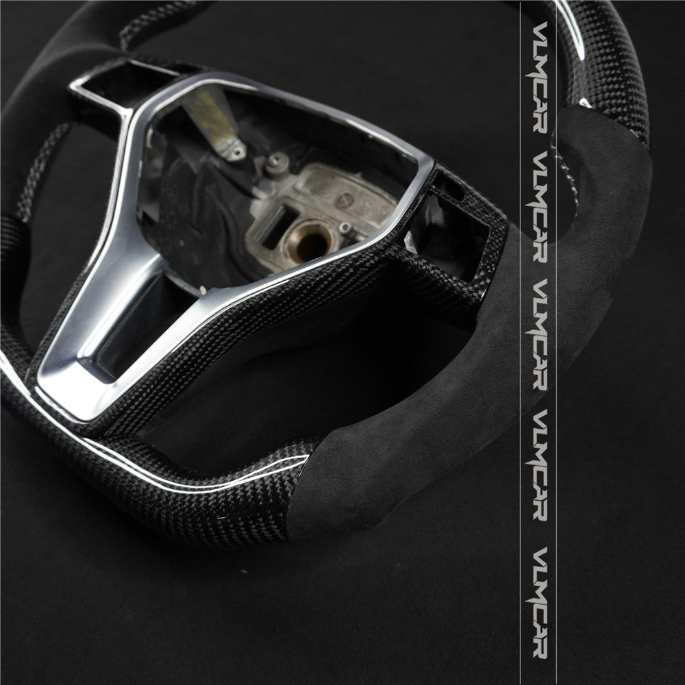 Private custom carbon fiber steering wheel for Mercedes Benz C-class W204 /AMG E-class W212