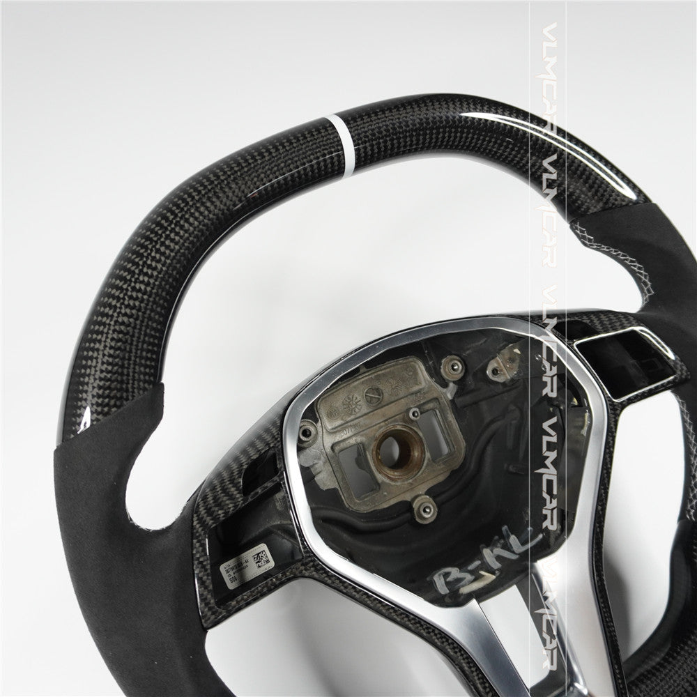 Private custom carbon fiber steering wheel for Mercedes Benz C-class W204 /AMG E-class W212