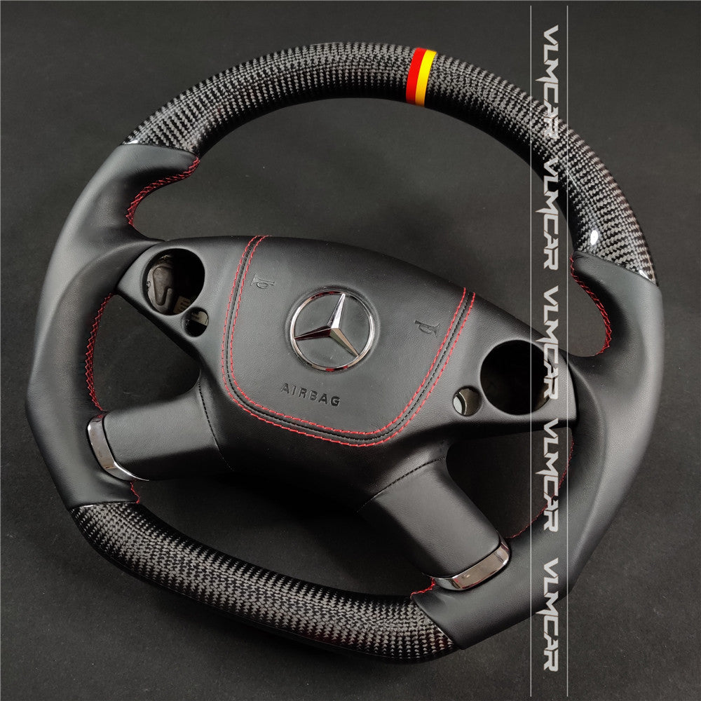 Private custom carbon fiber steering wheel for Mercedes Benz E-class W –  VLM Auto Parts