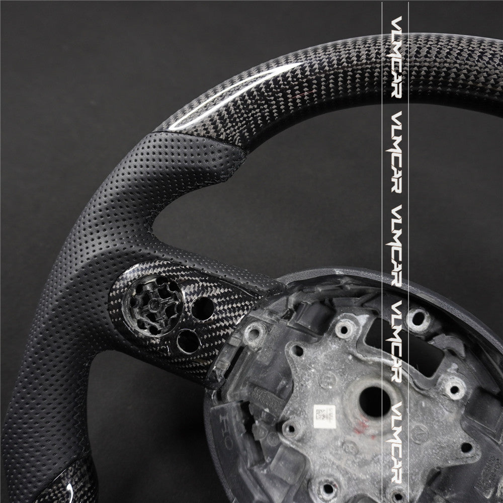 Private custom carbon fiber steering wheel for bmw MINI cooper R56/with paddle holes