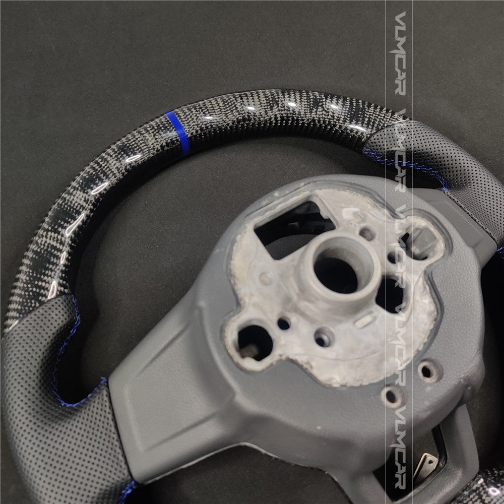 Private custom carbon fiber steering wheel for vw golf mk7/7.5/Manual/with R logo