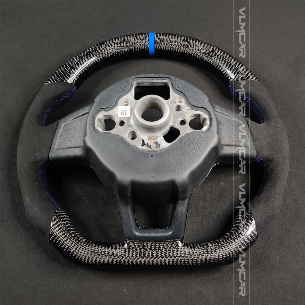 Private custom carbon fiber steering wheel for vw golf mk7/7.5/Manual/with R logo