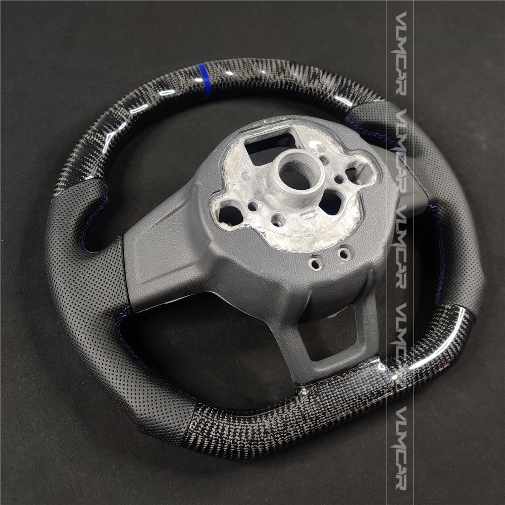 Private custom carbon fiber steering wheel for vw golf mk7/7.5/Manual/with R logo