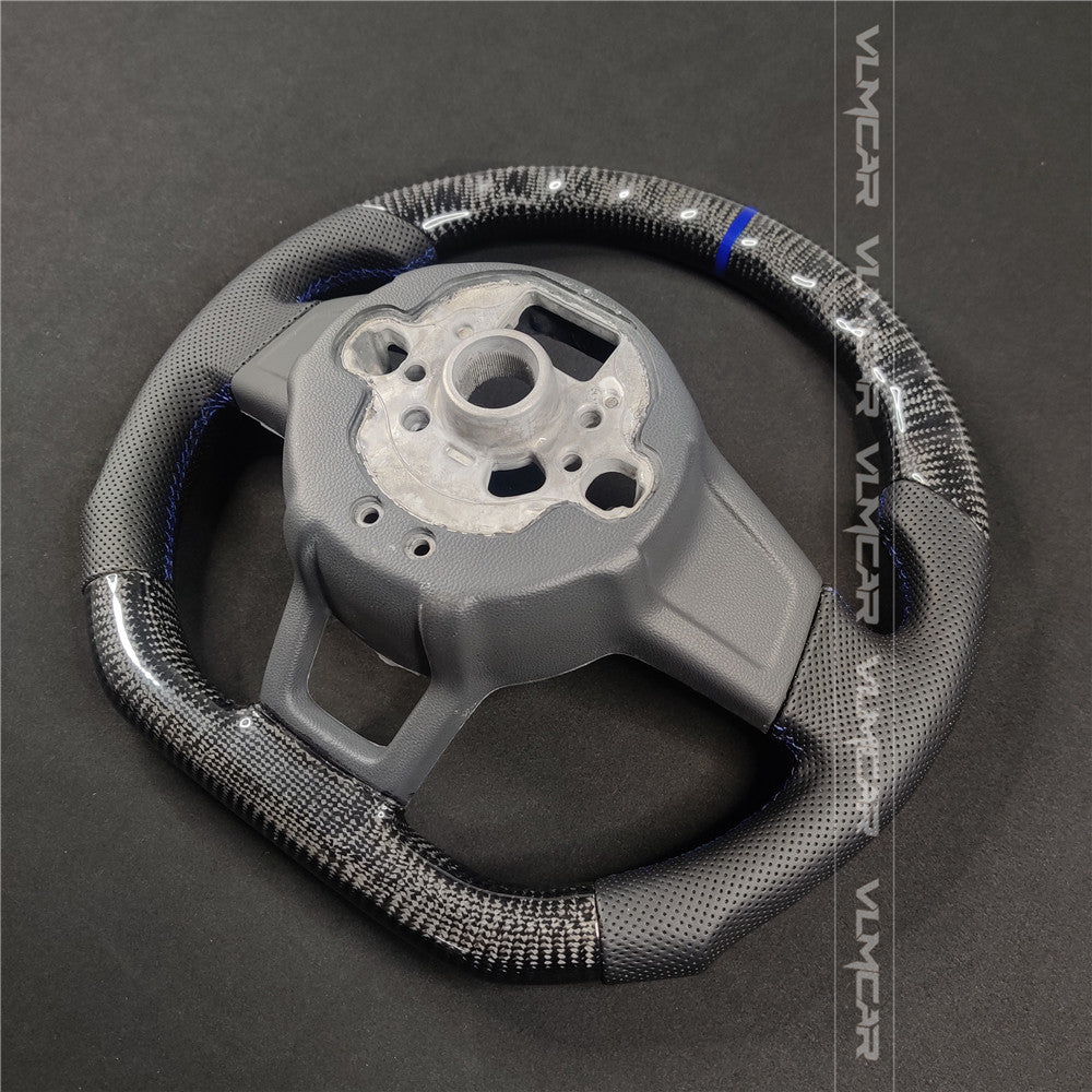 Private custom carbon fiber steering wheel for vw golf mk7/7.5/Manual/with R logo