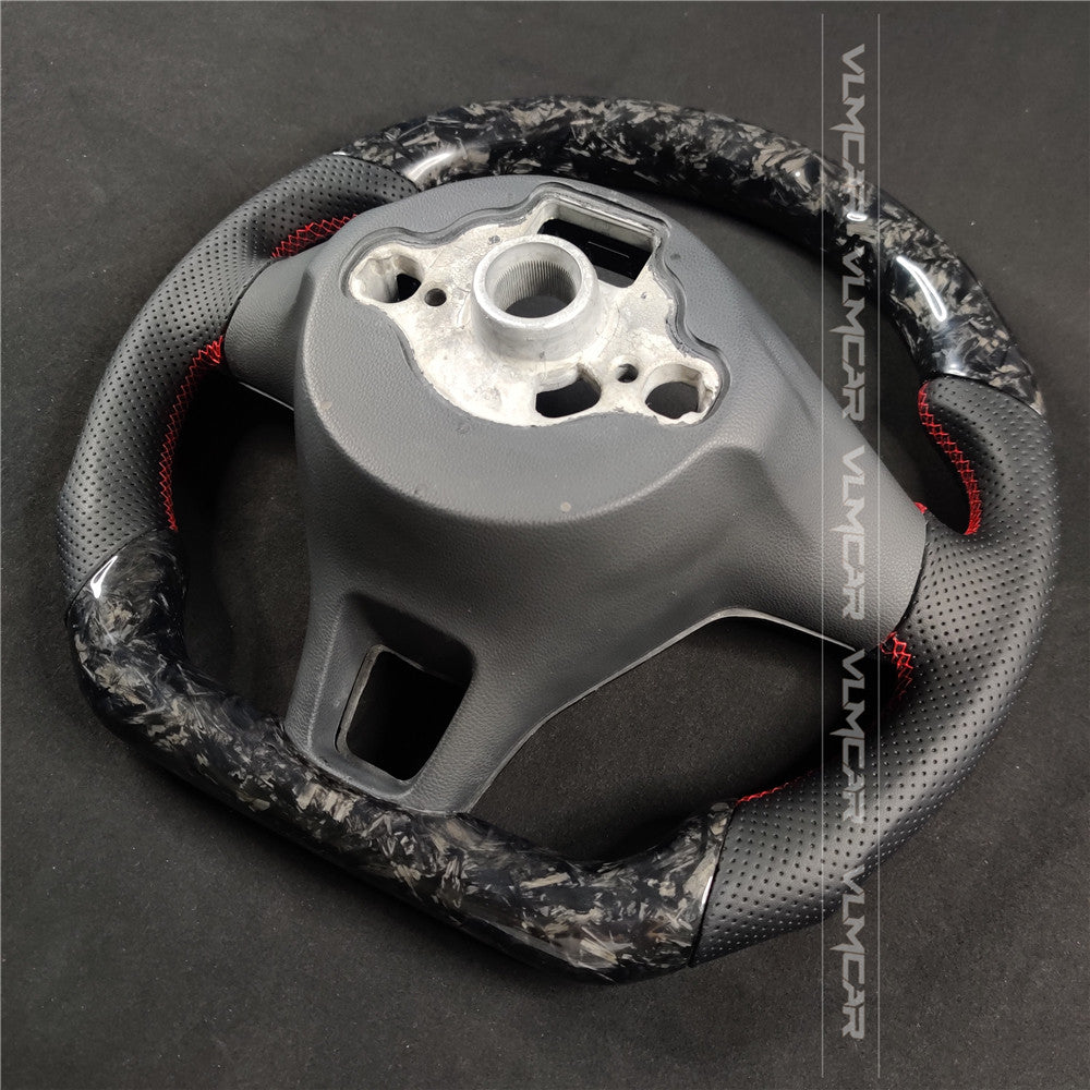 Private custom forged carbon Fiber steering wheel For Volkswagen Golf normal/Regular MK7/MK7.5 dsg/Manual
