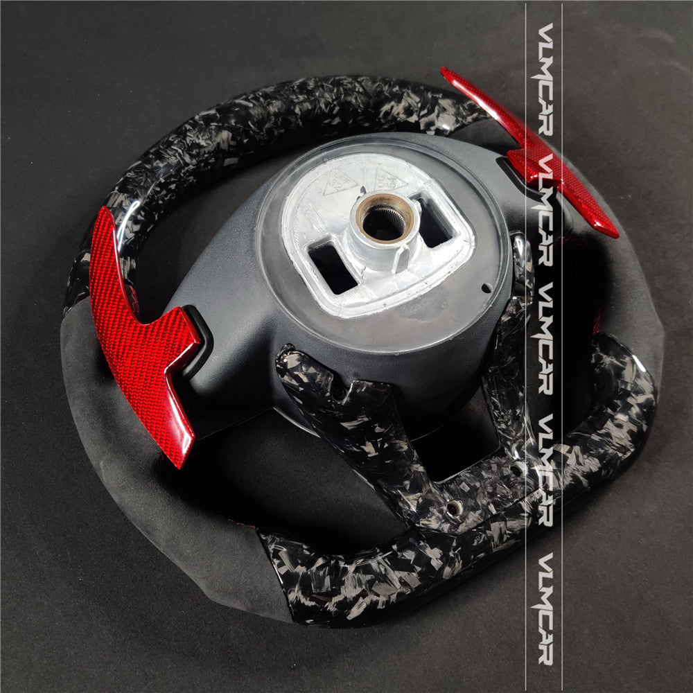 Private custom forged carbon fiber steering wheel for Benz C-class /CLA/GLA/W205 /W117/W176 / With shift LED display