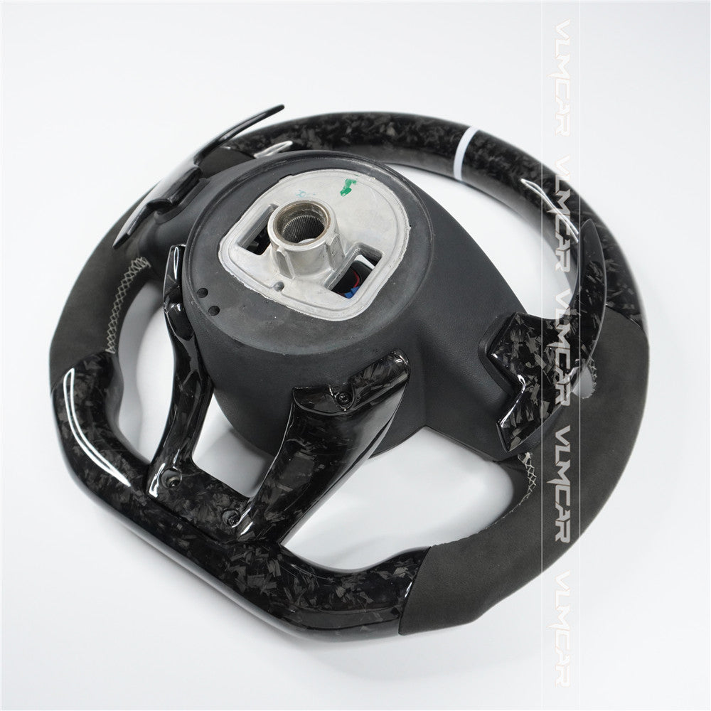 Private custom forged carbon fiber steering wheel for Mercedes Benz C-class /CLA/GLA/with shift paddlesW205 /W117/W176 /w230