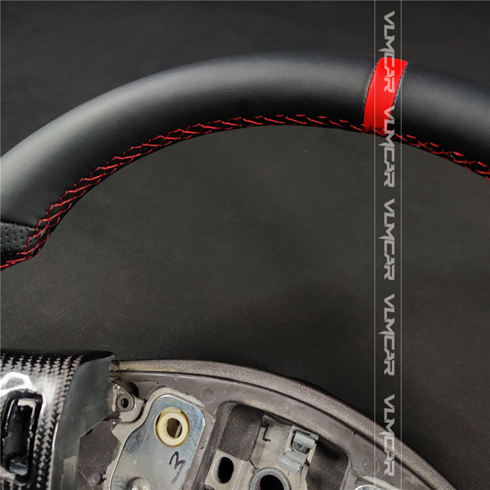 Private custom perforated leather and smooth leather steering wheel For Cadillac CTS V1 2004-2008