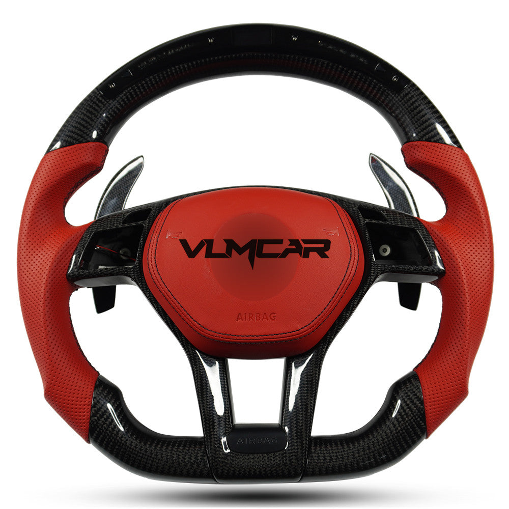 W204 carbon deals fiber steering wheel