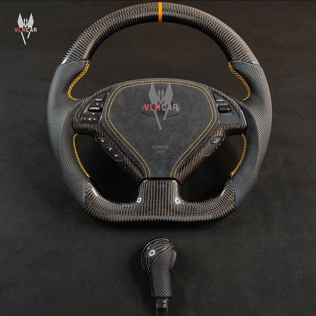 G37 sedan carbon fiber steering wheel sale