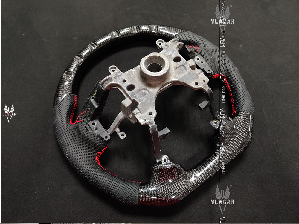 Private custom carbon fiber steering wheel/trims for Honda Accrod