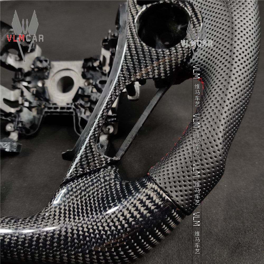 Private custom carbon fiber steering wheel/trims for Honda Accrod