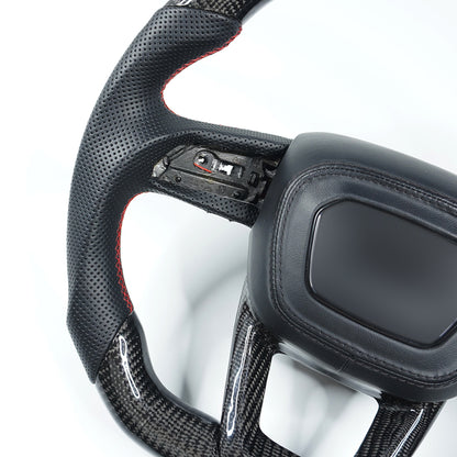 Carbon fiber steering wheel for Audi A7 S7 RS7 A6 S6 RS6 C8 A8 A6L S8 Q6 LED steering wheel