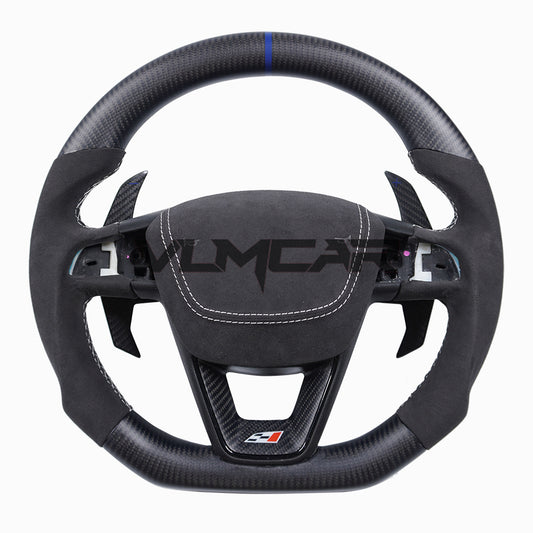 Custom matter carbon fiber steering wheel For Seat/ LEON /R ST / CUPRA/with paddles