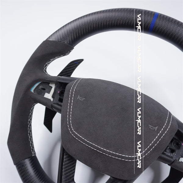 Custom matter carbon fiber steering wheel For Seat/ LEON /R ST / CUPRA/with paddles