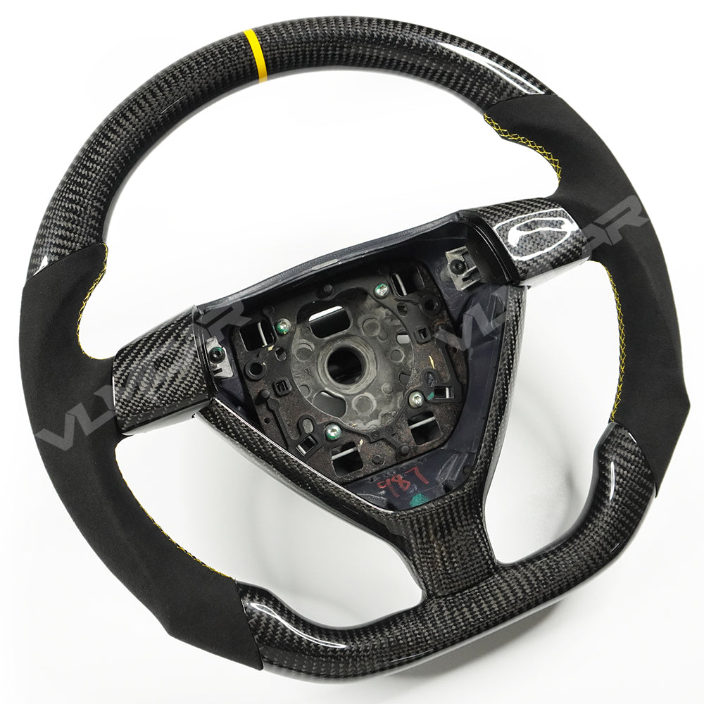 Private custom Porsche  911 Turbo/997 Carrera/987 Boxster&Cayman 2005 – 2009 Carbon Fiber Steering Wheel